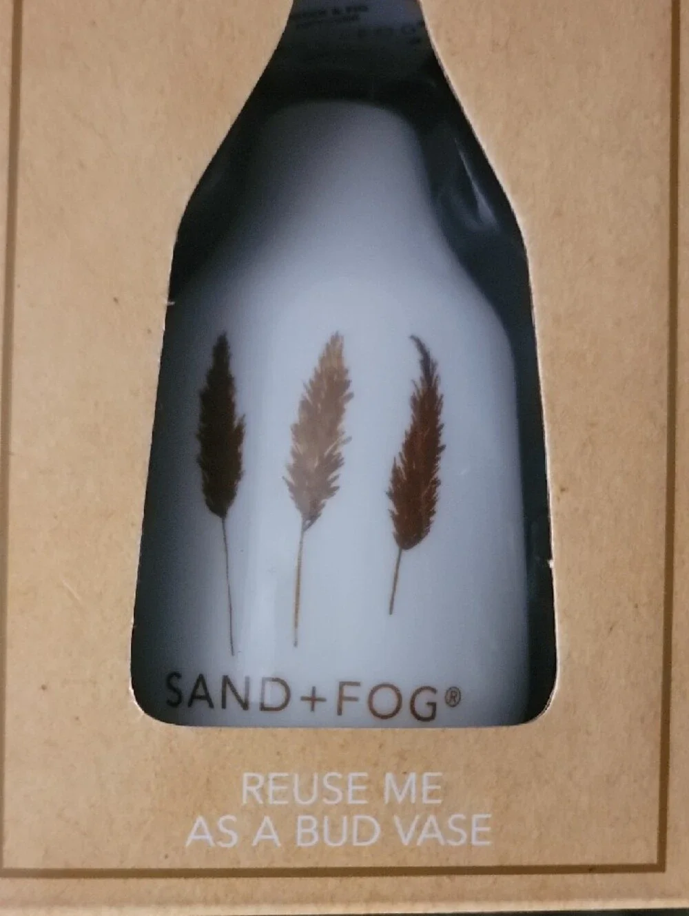Sand + Fog Scented Reed Diffuser - W/ Bud Vase Amber  & Fig
